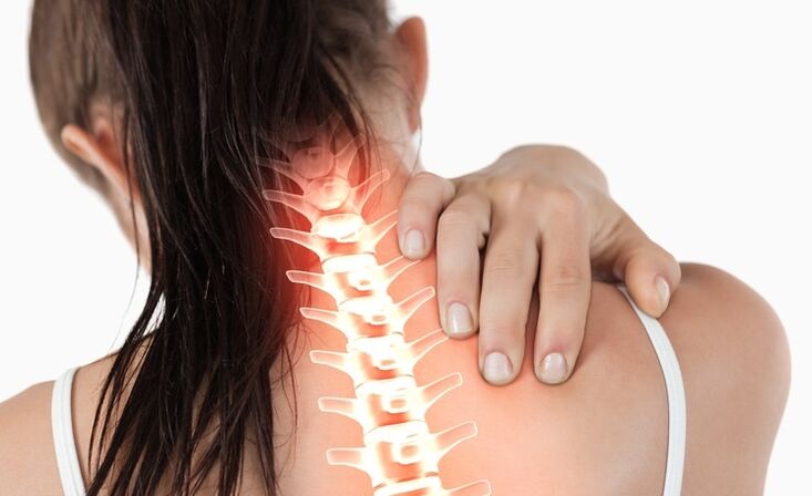A osteocondrose cervical caracterízase por tensión e dor no pescozo